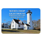 West Chop Lighthouse Marthas Vineyard Flexi Magnet (Horizontal)