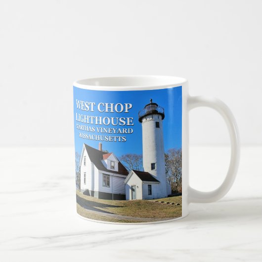 West Chop Lighthouse, Marthas Vineyard MA Mug (Droite)