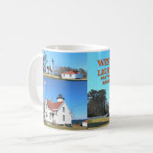 West Chop Lighthouse, Marthas Vineyard MA Mug (Devant gauche)
