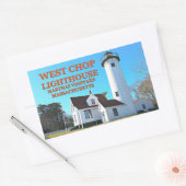 West Chop Lighthouse, Marthas Vineyard MA Stickers (Envelop)