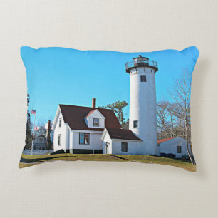 West Chop Lighthouse Massachusetts Accent Coussin