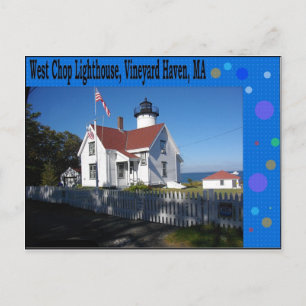 West Chop Lighthouse, Vineyard Haven, MA Briefkaart