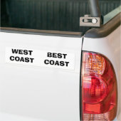 WEST COAST, BESTE KOAST BUMPERSTICKER (Op Truck)