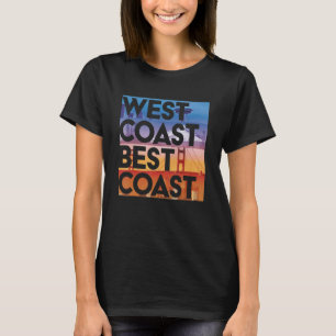 West Coast Beste kust Seaposfla Graphic T-shirt