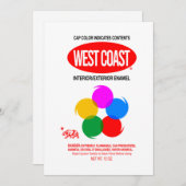 WEST COAST GRAFFITI KAART (Voorkant / Achterkant)