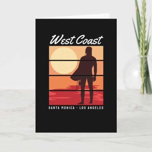 West Coast Santa Monica Kaart (Voorkant)