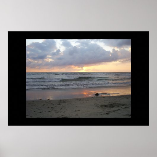 West Coast Sunset Poster (Voorkant)