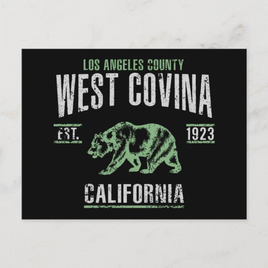 West Covina Briefkaart (Voorkant)