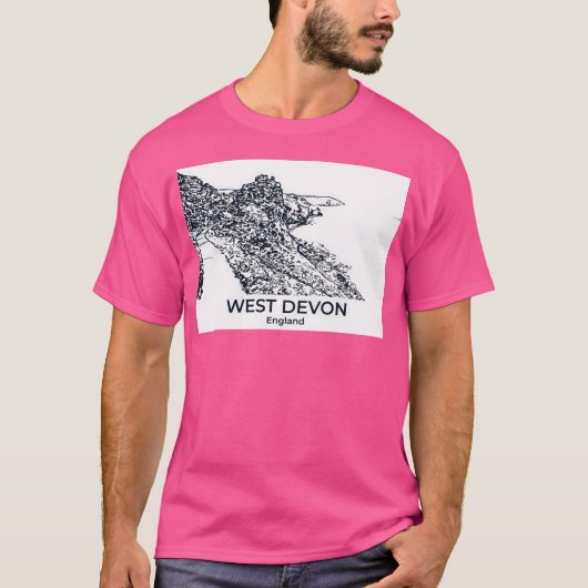 West Devon - Engeland T-shirt (Voorkant)