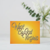 West door God Virginia_2 Briefkaart (Staand voorkant)