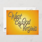West door God Virginia_2 Briefkaart (Voorkant / Achterkant)