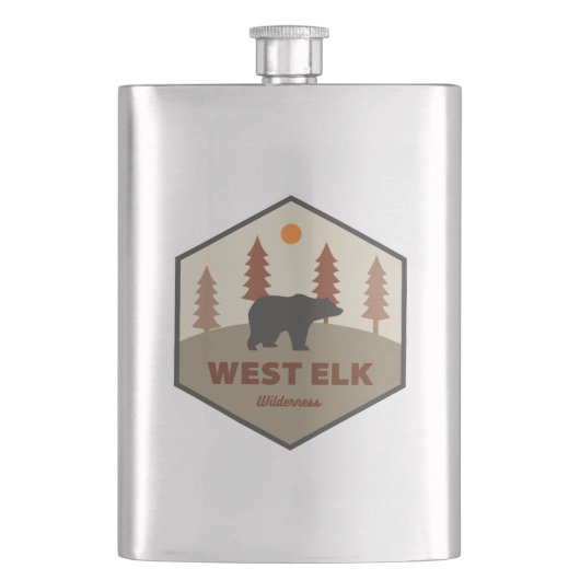 West Elk Wilderness Colorado Beer Flacon (Voorkant)