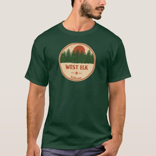 West Elk Wilderness Colorado T-shirt (Voorkant)