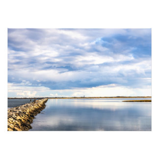 West End Breakwater Foto Afdruk