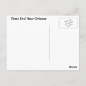 West End New Orleans 1906 Briefkaart (Achterkant)