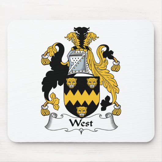 West Family Crest Muismat (Voorkant)