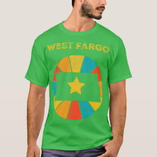 West Fargo North Dakota Vintage noodlijdende Souve T-shirt