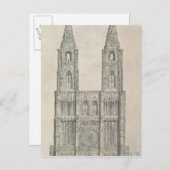 West Front of Strasbourg Cathedraal Briefkaart (Voorkant / Achterkant)