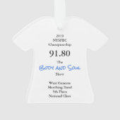 West Genesee Marching Band 2019 T-Shirt Ornament (achterkant)