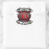 West Groton Maltese Ronde Sticker (Tas)