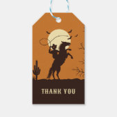 West Halloween Dank je wel Cadeaulabel (Voorkant)