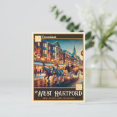 West Hartford, Connecticut |  BRIEFKAART (Staand voorkant)