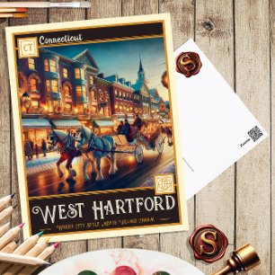 West Hartford, Connecticut BRIEFKAART