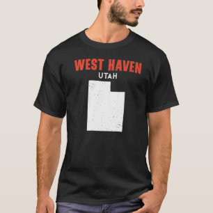 West Haven Utah USA State America Travel Utahan T-shirt