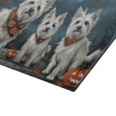 West Highland Halloween Spooky Snijplank (Hoek)