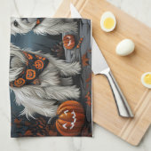 West Highland Halloween Spooky Theedoek (Quarter Fold)