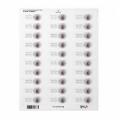 West Highland Terrier Adreslabel Etiket (Full Sheet)