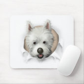 West Highland Terrier Busting Out Muismat (Met muis)