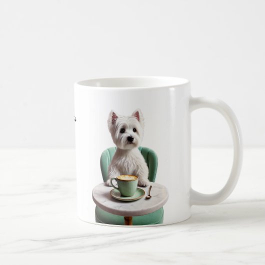 West Highland Terrier Coffee Mug (Droite)