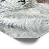 "West Highland Terrier" — Dog Art Canvas — Afdruk Poster (Hoek)