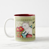 West Highland Terrier Dog Mam Coffee Mok (Links)