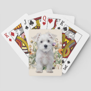 West Highland Terrier Dog Pokerkaarten