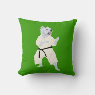 West Highland Terrier KARATE ! Kussen