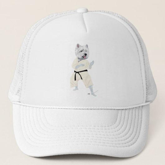 West Highland Terrier KARATE Trucker Pet (Voorkant)