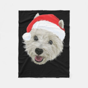 West Highland Terrier Kerstkerstkerstkerstkerstker Fleece Deken