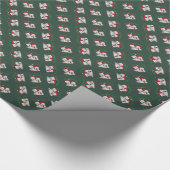 West Highland Terrier kerstparals Cadeaupapier (Hoek)