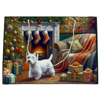West Highland Terrier  Large Gift Bag Groot Cadeauzakje