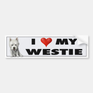 West Highland Terrier Love Sticker
