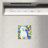 West Highland Terrier Magnet Magneet (Insitu (Vaatwasser))
