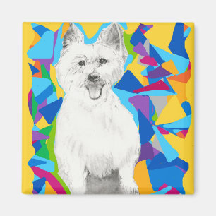 West Highland Terrier Magnet Magneet