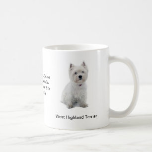 West Highland Terrier Mok met afbeeldingen en een 