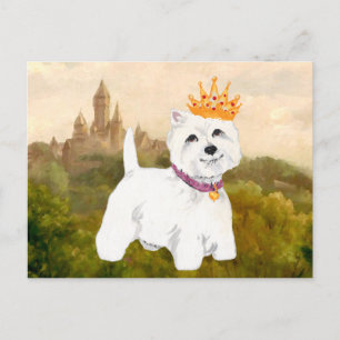 West Highland Terrier Princess / Prince Briefkaart