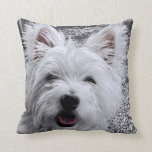 West Highland Terrier Selective Color Pillow Kussen