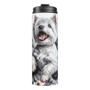 West Highland Terrier Thermal Tumbler Thermosbeker