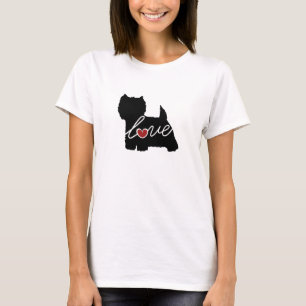 West Highland Terrier (Westie) Love T-shirt