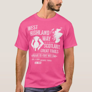 West Highland Way, de grote wandelpaden van Schotl T-shirt